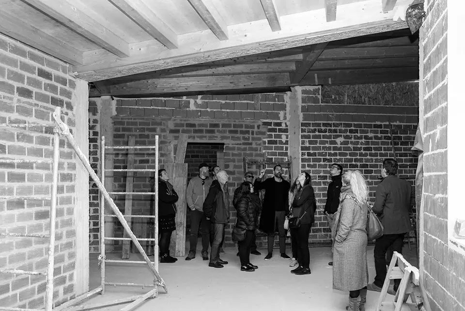 imagen de la noticia sobre la visita del cluster de madera belga a SEA